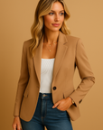 Blazer Damen | Tailliert mit Reverskragen