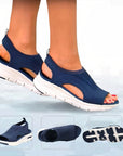 Damen Sandalen Offene Keilabsatz zum Hineinschlüpfen | Slingback