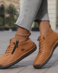 Halbschuhe Damen | Bequeme Schuhe mit Reißverschluss und Schnürung