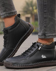 Halbschuhe Damen | Bequeme Schuhe mit Reißverschluss und Schnürung