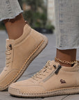 Halbschuhe Damen | Bequeme Schuhe mit Reißverschluss und Schnürung