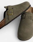 Herren-Clogs mit Runder Zehenpartie | Schnalle
