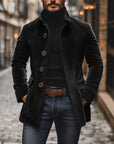 Herren Langem Ärmel Reverskragen Lässigem Schnitt Blazer | Einreihig