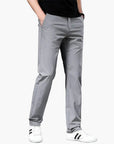 Herren Schlanke Passform Chino Hosen | Mittlere Leibhöhe