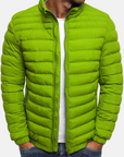 Herren Steppjacke mit Stehkragen | Reißverschluss