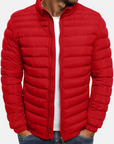 Herren Steppjacke mit Stehkragen | Reißverschluss