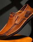Herrenschuhe Slip-On Halbschuhe | Runde Spitze