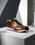 Herrenschuhe Slip-On Sneaker | Elastische Passform
