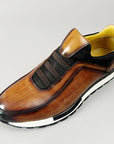 Herrenschuhe Slip-On Sneaker | Elastische Passform