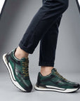 Herrenschuhe Sneaker | Farbblock Design und Schnürung