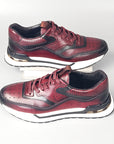 Herrenschuhe Sneaker | Farbblock Design und Schnürung