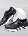 Herrenschuhe Sneaker | Farbblock Design und Schnürung