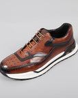 Herrenschuhe Sneaker | Farbblock Design und Schnürung
