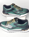 Herrenschuhe Sneaker | Farbblock Design und Schnürung