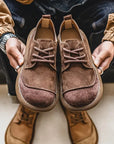 Herrenschuhe mit Schnürung | Runde Spitze
