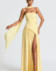 Hochzeitsgastkleid Damen | Trägerloses Maxikleid