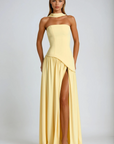 Hochzeitsgastkleid Damen | Trägerloses Maxikleid