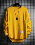 Langarm sweatshirt Herren Oversize | Rundhals Sweatshirt