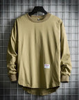 Langarm sweatshirt Herren Oversize | Rundhals Sweatshirt