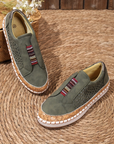 Loafer Damen | Bequeme Schlupfschuhe mit Perforiertem Design