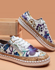 Orthopädische Schuhe Damen | Blumenmuster