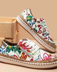 Orthopädische Schuhe Damen | Blumenmuster
