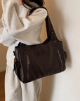 Schultertasche Damen Vintage | Große Tasche