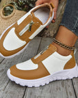 Sneaker Damen mit Reißverschluss | Slip-On