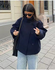 Übergangsjacke Damen Kurz | Stehkragen