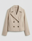 Übergangsjacke Damen Zweireihig | Kurze Jacke Modern