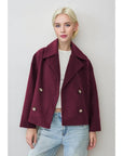Übergangsjacke Damen Zweireihig | Kurze Jacke Modern