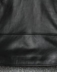 Übergangsjacke Herren | Bikerjacke mit Reißverschluss und Gürtel
