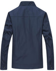 Übergangsjacke Herren Stehkragen | Jacke mit Reißverschluss