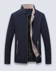 Übergangsjacke Herren Stehkragen | Jacke mit Reißverschluss