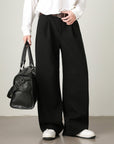 Weite Hose Herren | Stoffhose mit Falten und lockerer Passform
