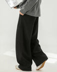 Weite Hose Herren | Stoffhose mit Falten und lockerer Passform