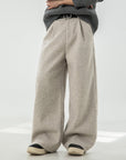 Weite Hose Herren | Stoffhose mit Falten und lockerer Passform