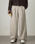Weite Hose Herren | Stoffhose mit Falten und lockerer Passform