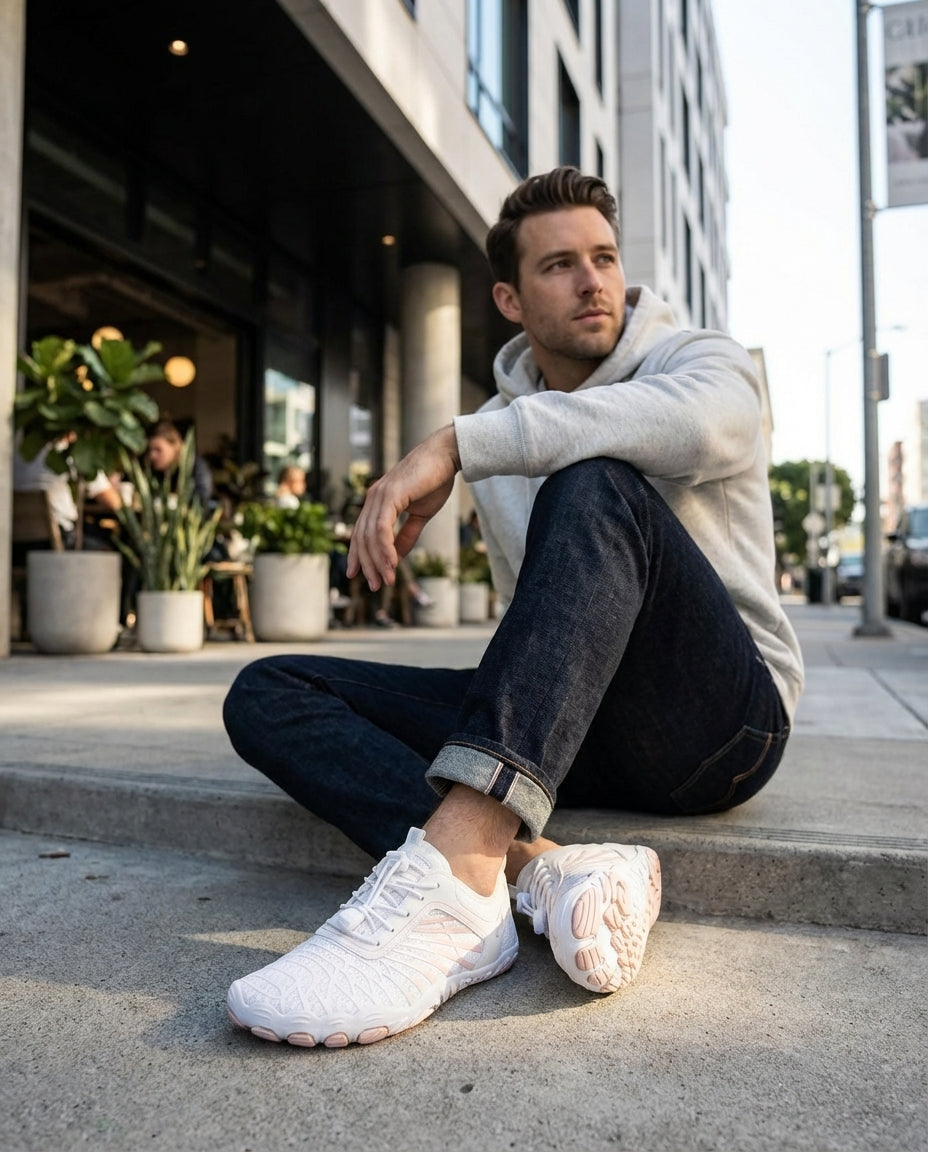 Herren Barfuß Knebelverschluss Sneaker | Im Freien