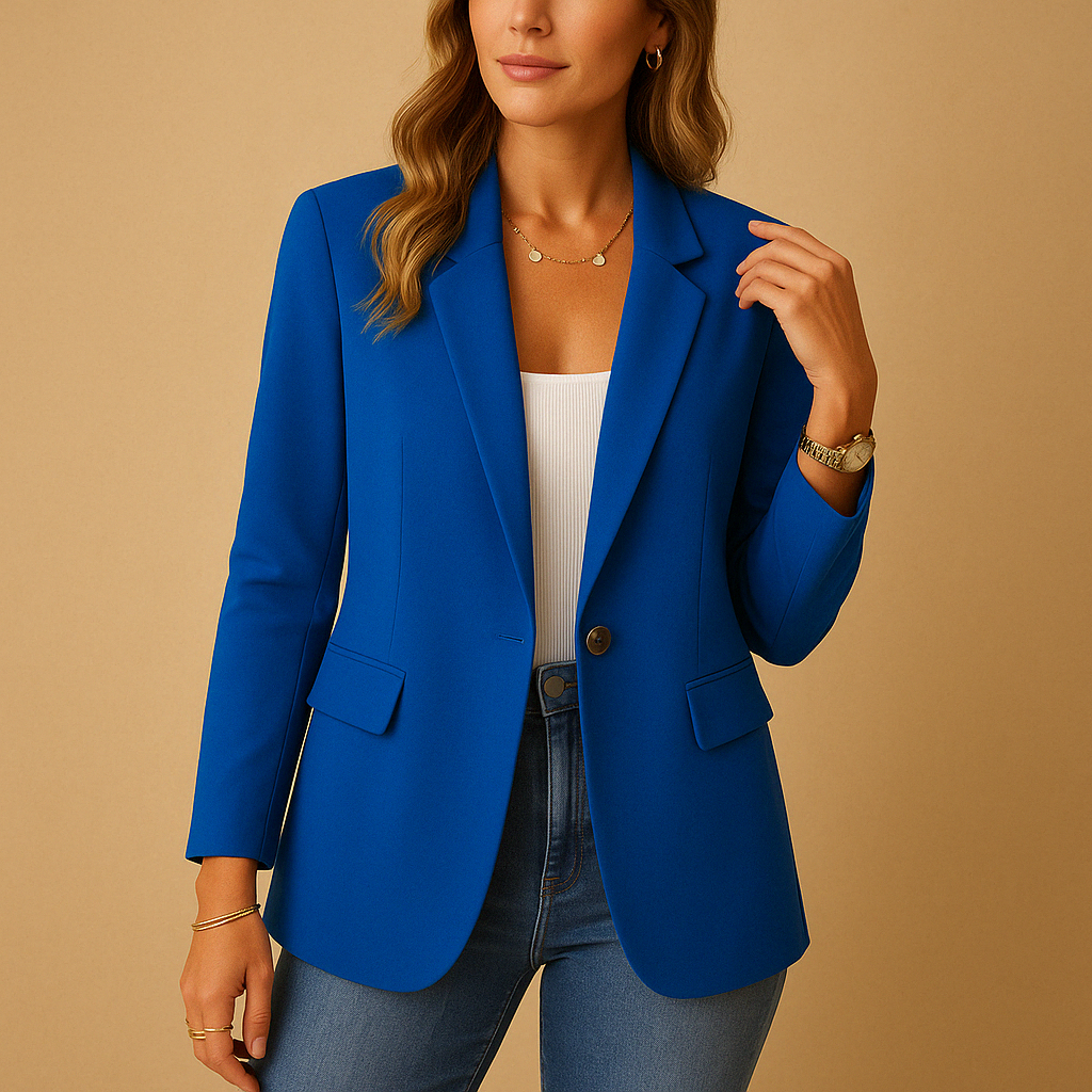 Blazer Damen | Tailliert mit Reverskragen