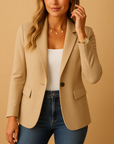Blazer Damen | Tailliert mit Reverskragen
