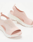 Damen Sandalen Offene Keilabsatz zum Hineinschlüpfen | Slingback