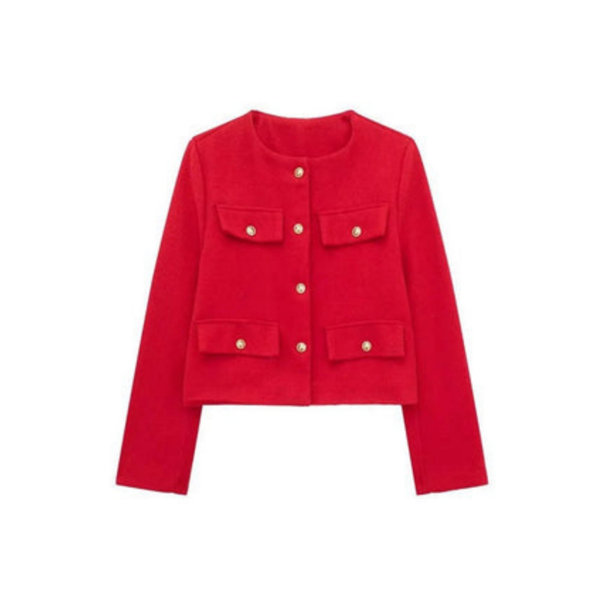 Damenjacke Kurz | Knopfleiste und Klassischer Stil