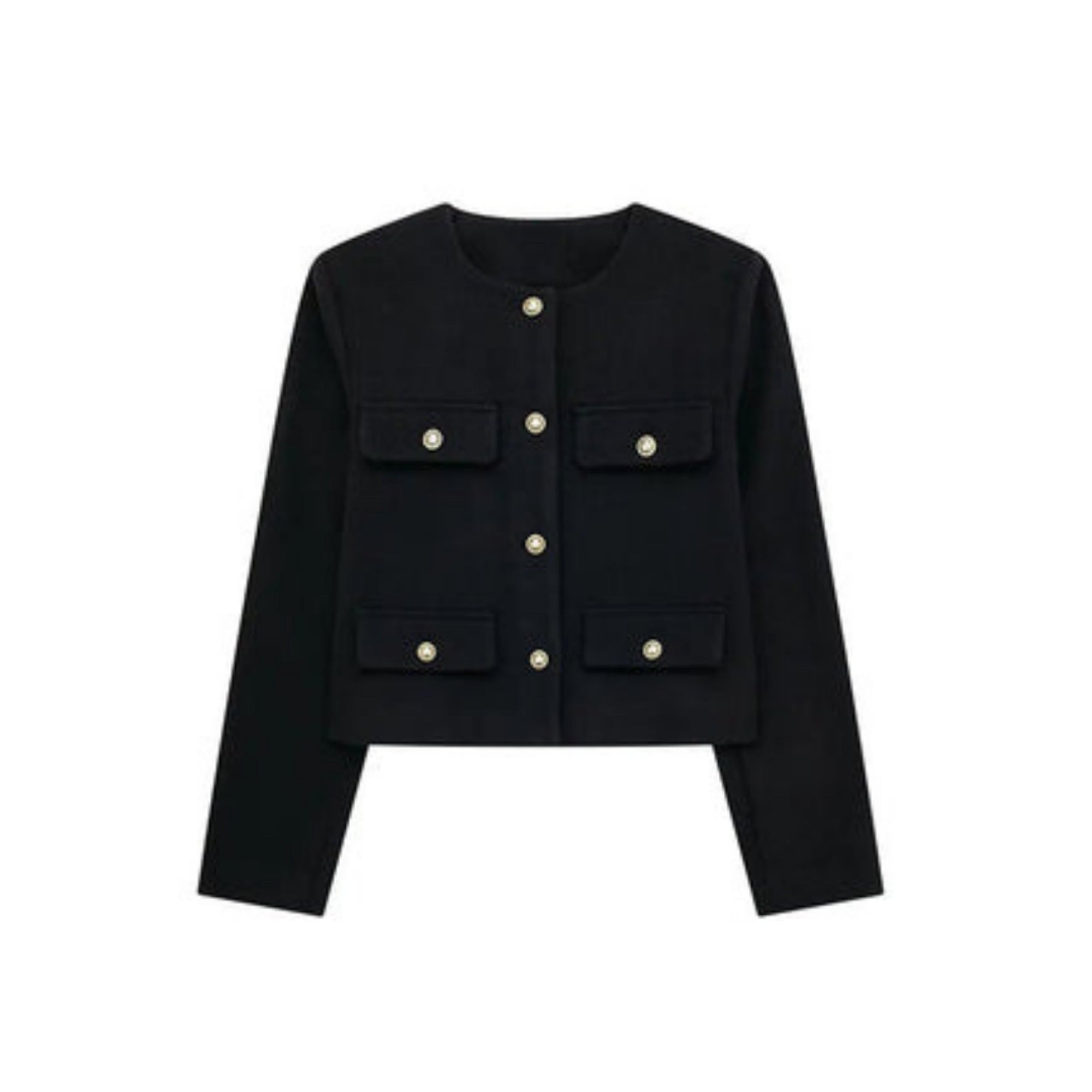 Damenjacke Kurz | Knopfleiste und Klassischer Stil