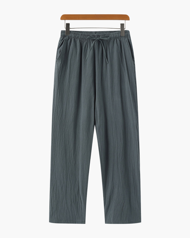 Freizeithose Herren | Kordelzug und geradem Bein