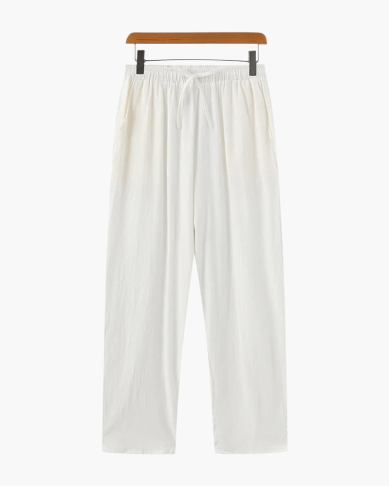 Freizeithose Herren | Kordelzug und geradem Bein