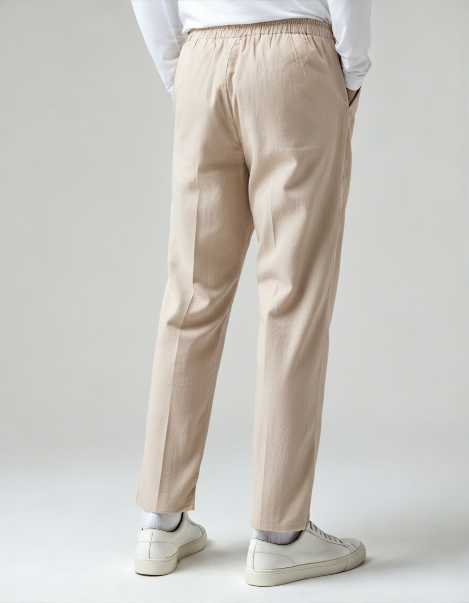 Freizeithose Herren | Kordelzug und geradem Bein