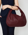 Geflochtene Handtasche Damen | Schultertasche