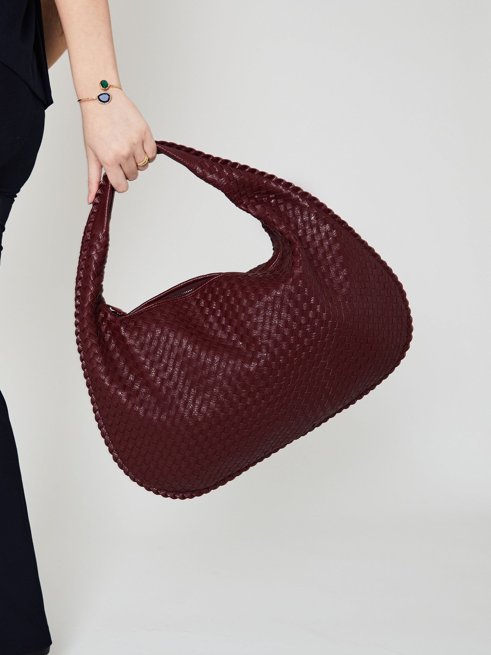 Geflochtene Handtasche Damen | Schultertasche