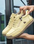 Halbschuhe Damen | Bequeme Schuhe mit Reißverschluss und Schnürung